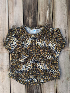 Leopard oversized sweater dress