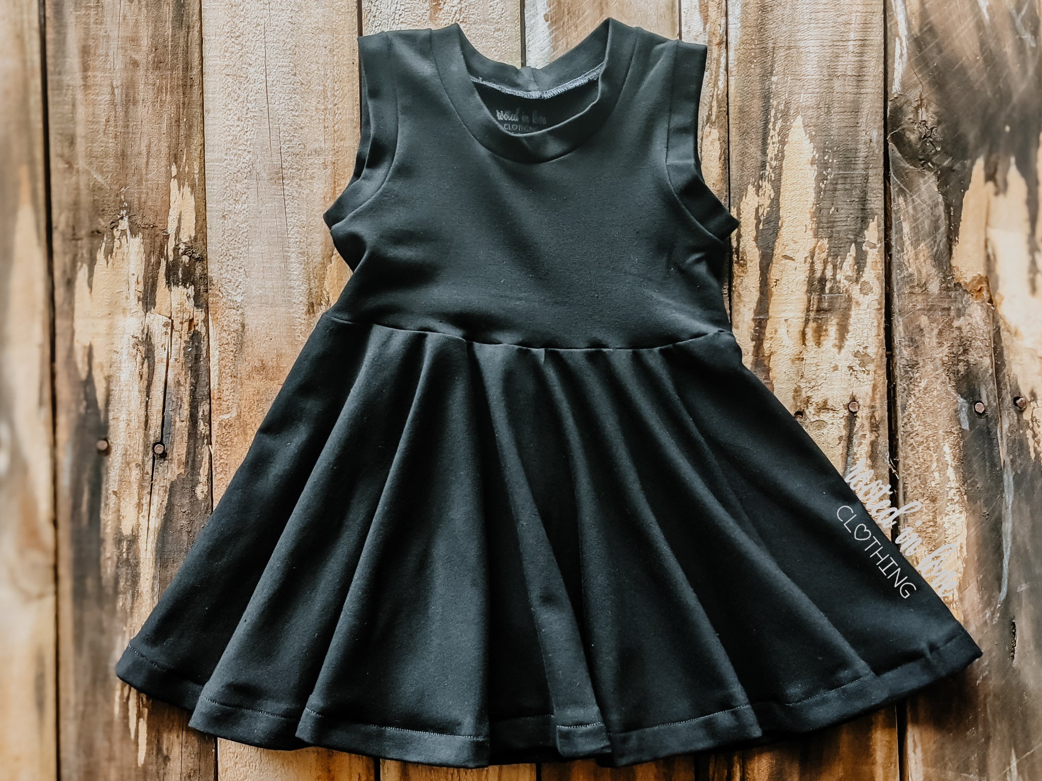 Black Twirl Dress